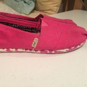 Pink Toms shoes